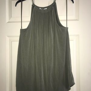 Green Envelope Tank Top